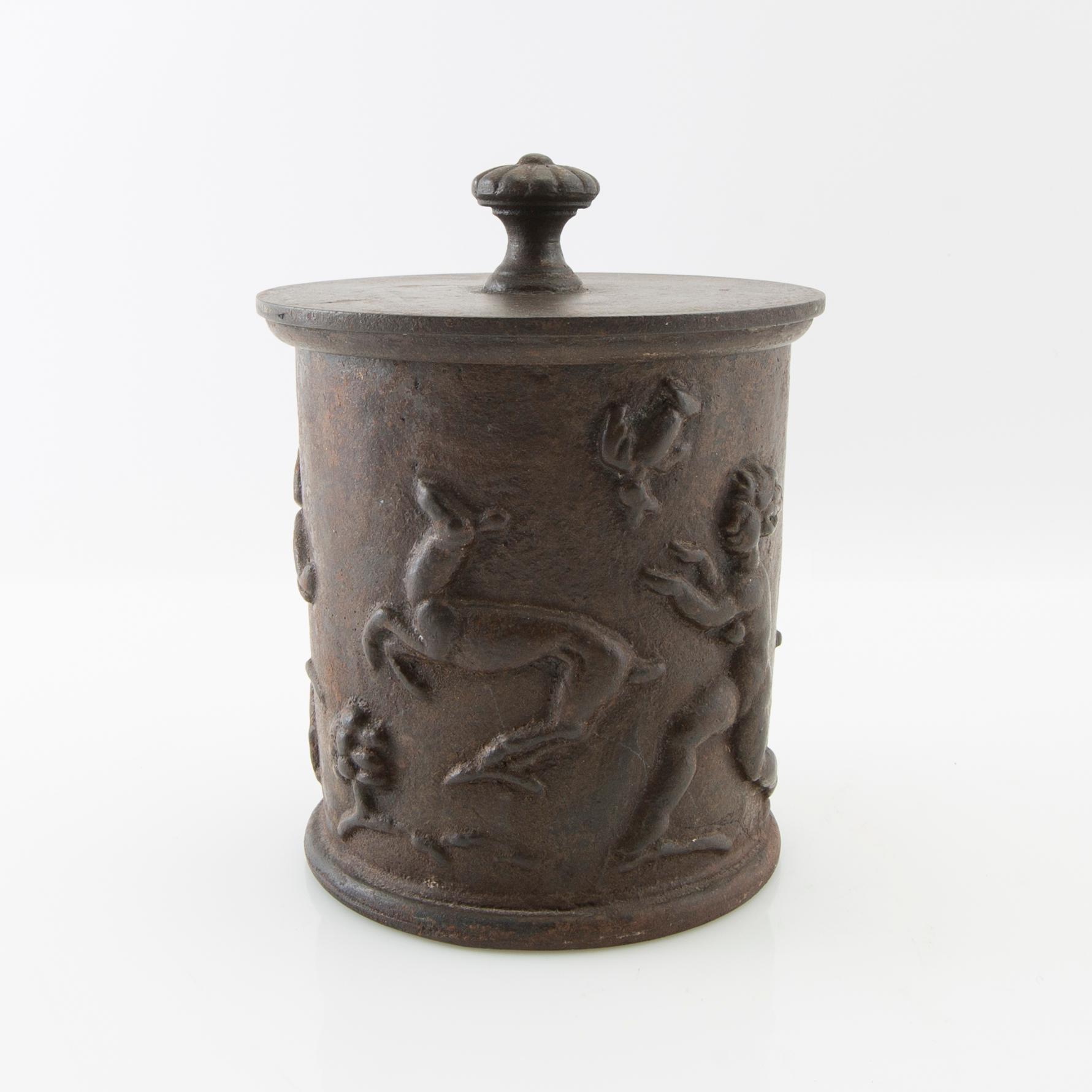 Carl Elmberg, tobacco box, "Tobacco Box No. 1", Näfveqvarn's factory.