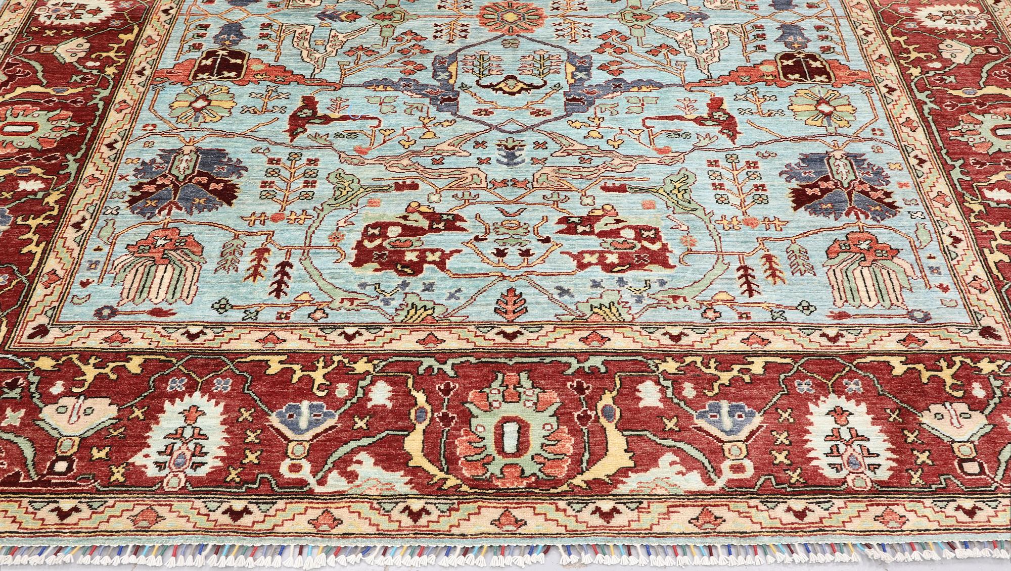 Matta, Ziegler design, ca 278 x 251 cm.