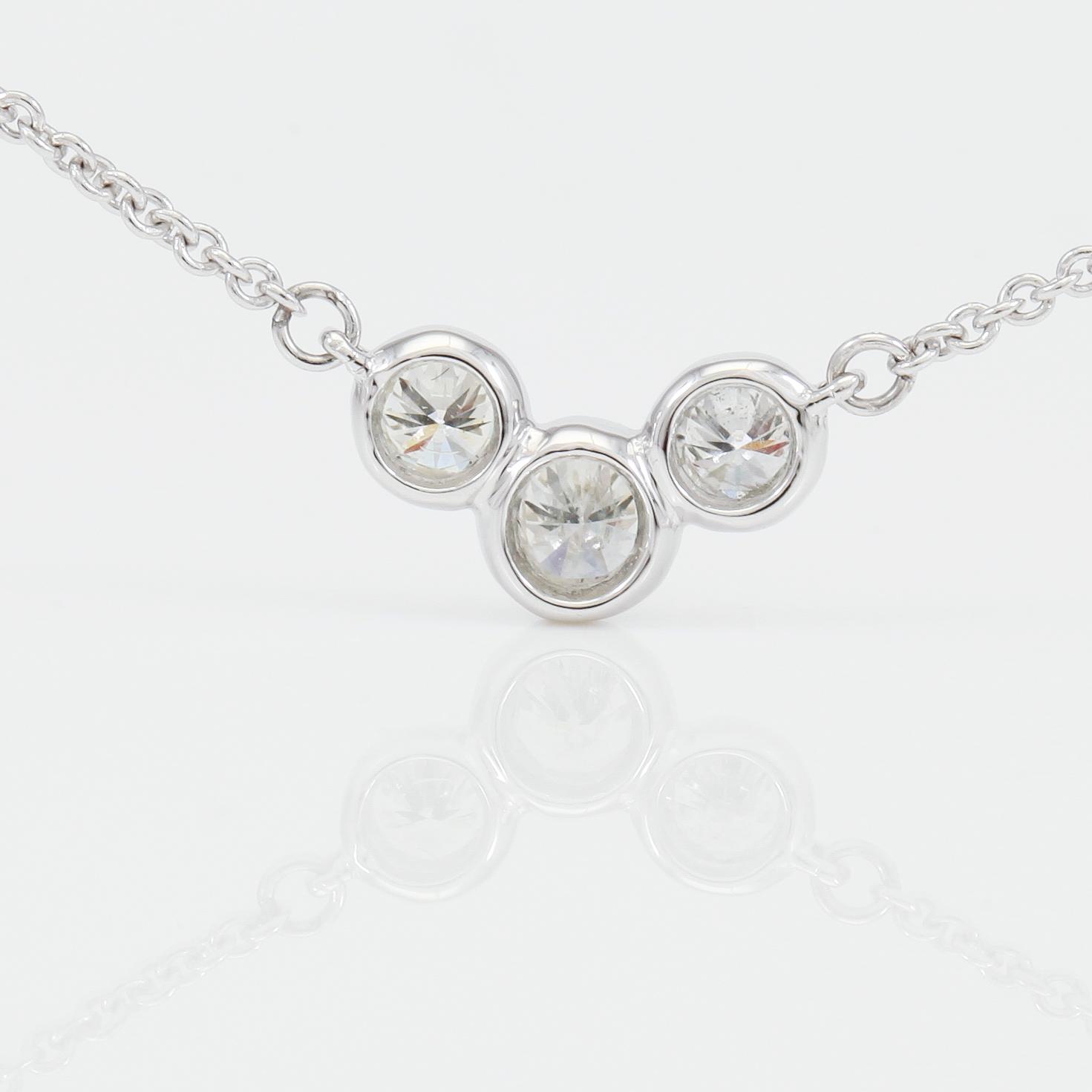COLLIER, briljantslipade diamanter totalt ca 0.28 ct.