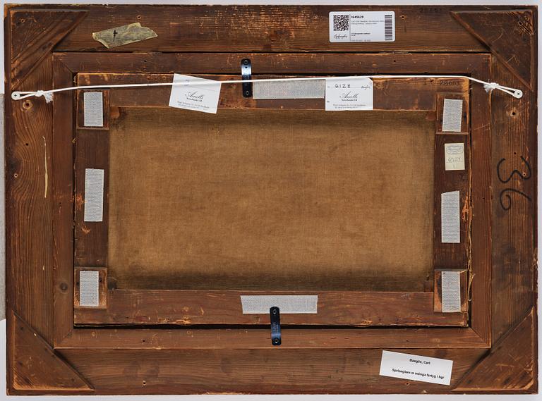 Carl-Emil Baagoe, Spreeglare with many ships in the background.