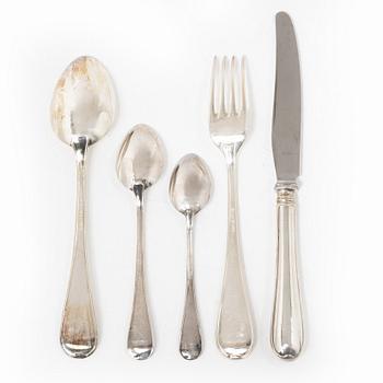 A 60-piece silver cutlery service, model Swedish, GAB, Eskilstuna, 1974-84.
