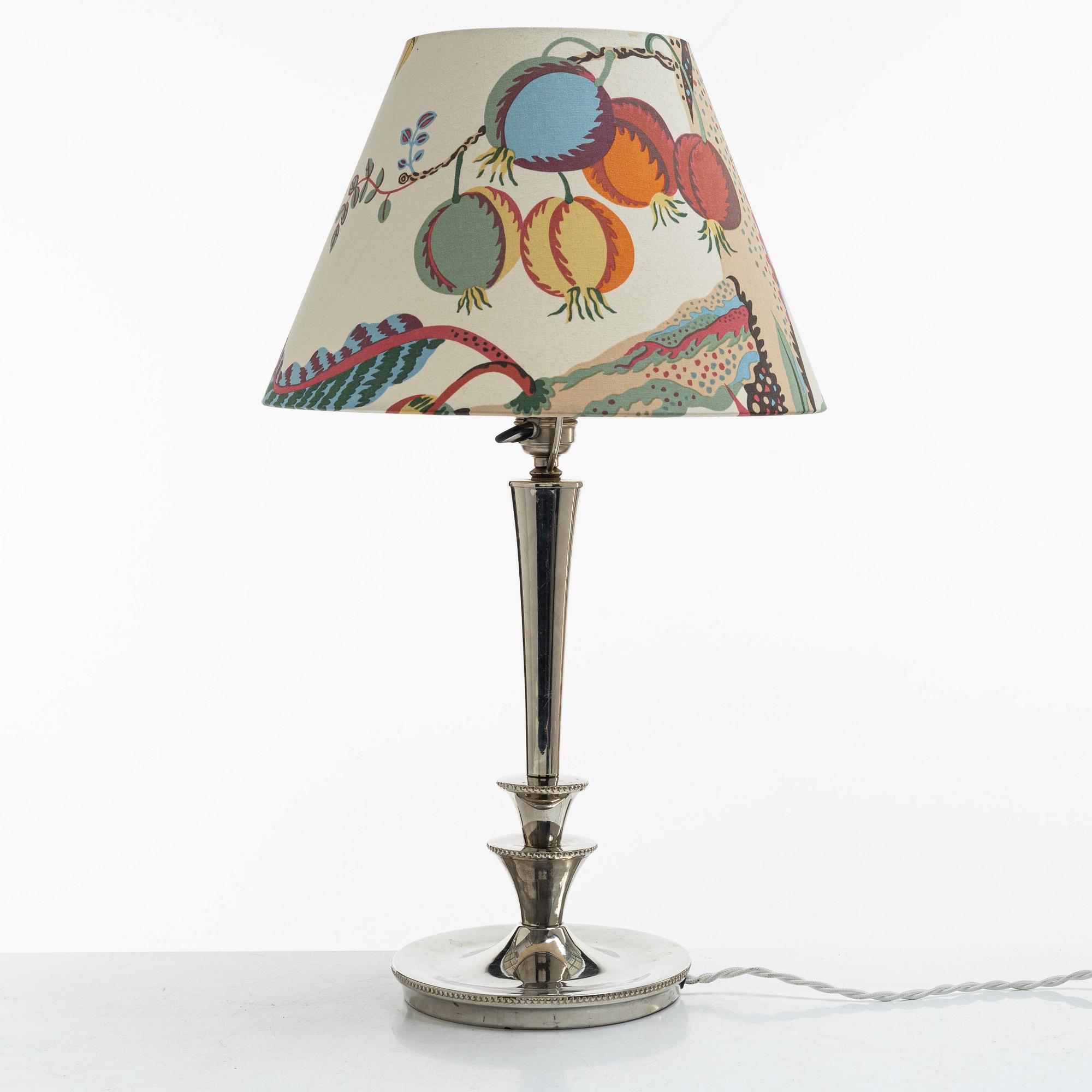 A table lamp, Swedish Grace, first half of the 20th Century.