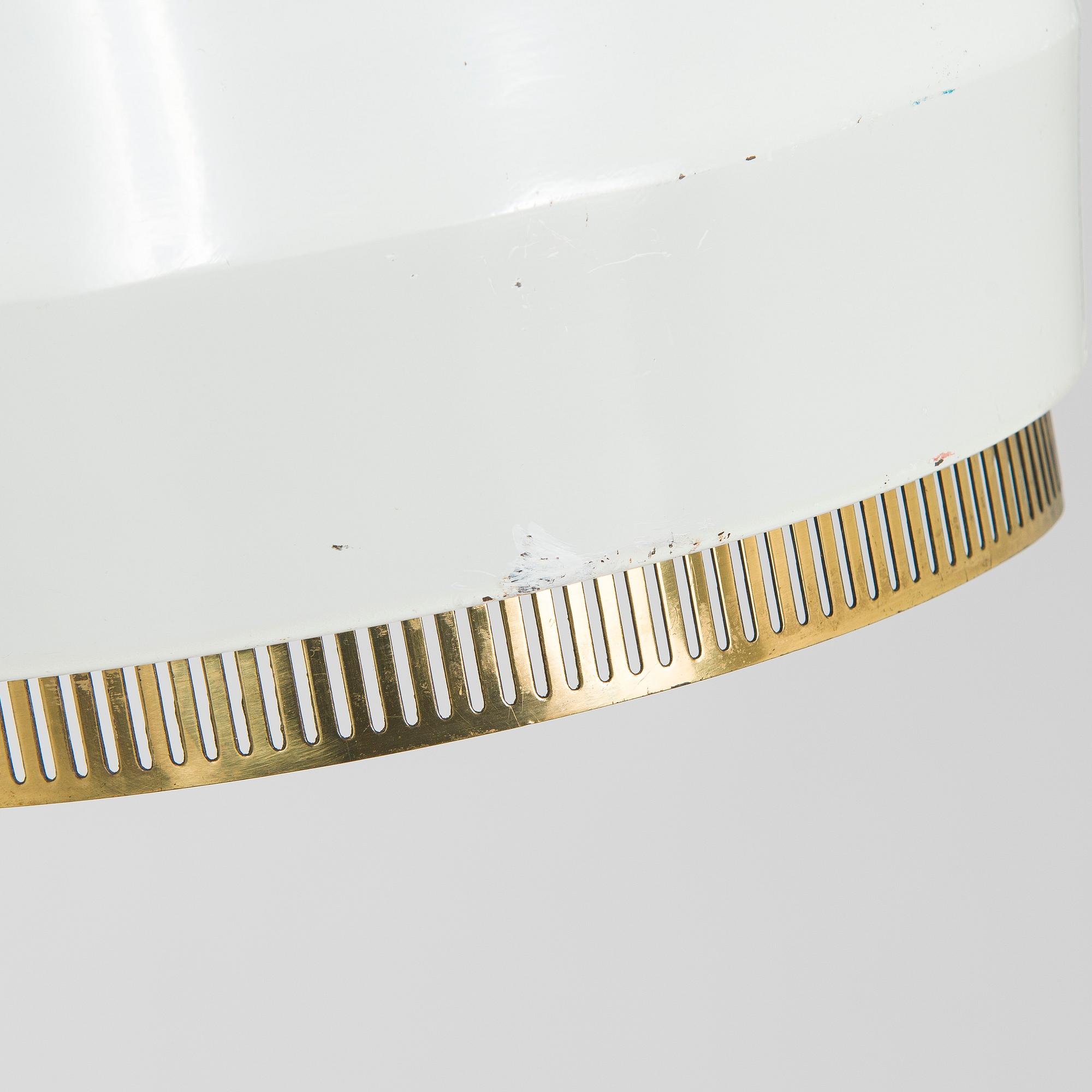 A mid-20th century floor lamp, possibly prototype, Aarne Ervi Architect's office, manufacturer Taito.