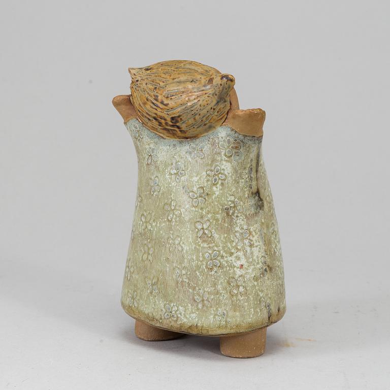 LISA LARSON, figurin, stengods, "Susanna", Gustavsberg.