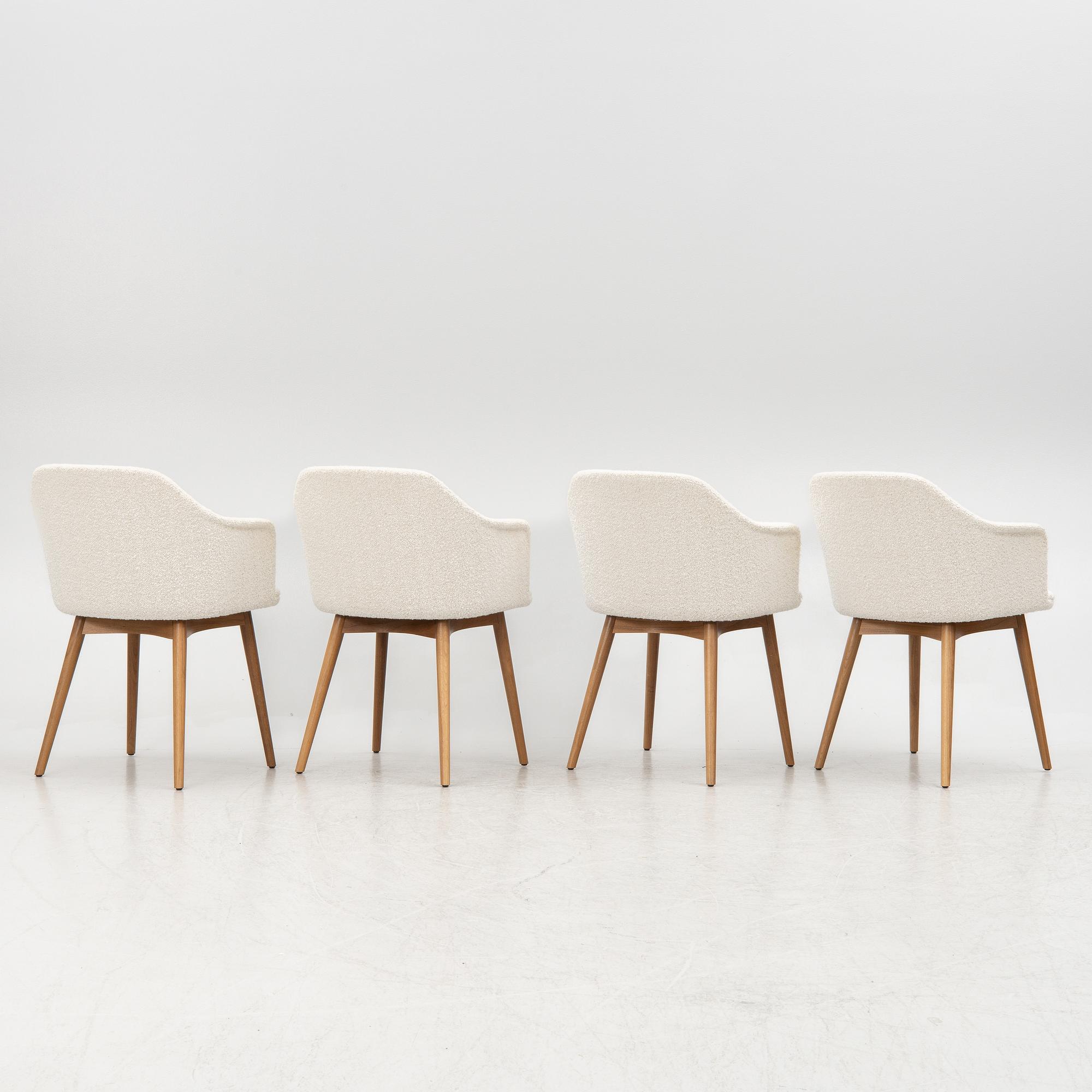 A set of four 'Rely Armchairs', &Tradition, Denmark.