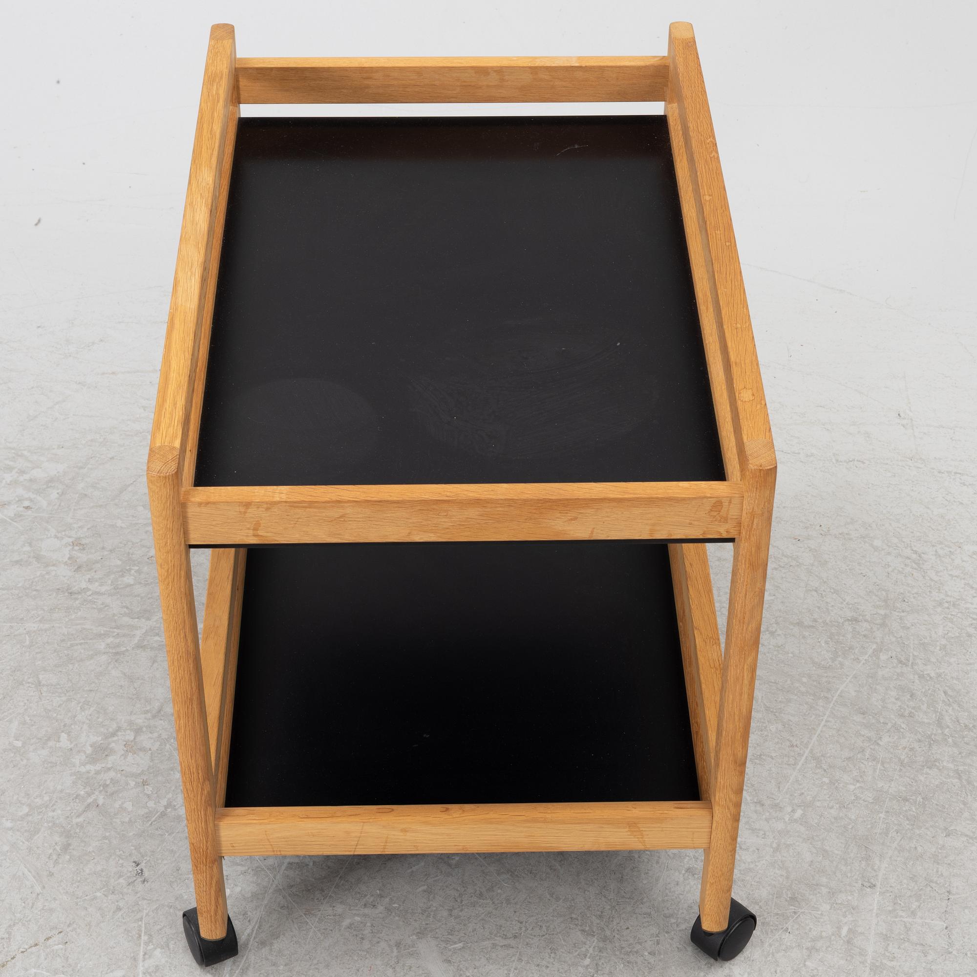 Børge Mogensen, Serving cart, Fredericia Stolefabrik, Denmark, 1960s.