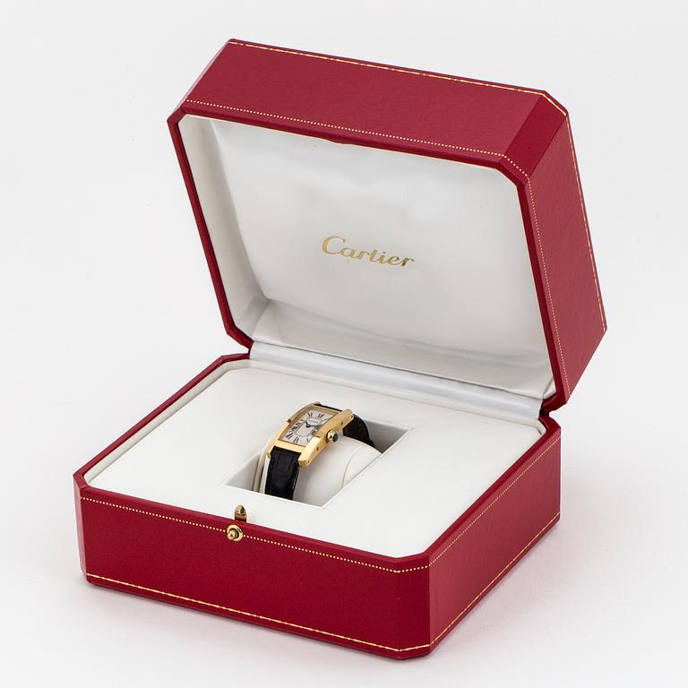 CARTIER, Tank Américaine, wristwatch, 19 x 35 mm.