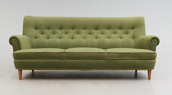SOFFA, "Hemmakväll", Carl Malmsten, 1900-talets mitt.