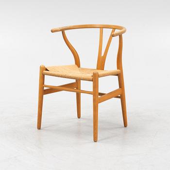Hans J Wegner, a model 'CH 24' beech chair, Carl Hansen & Son, Odense, Denmark.