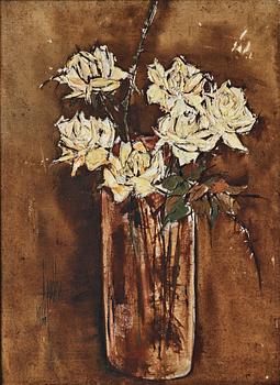 479. B Prabha, Still life with flower.