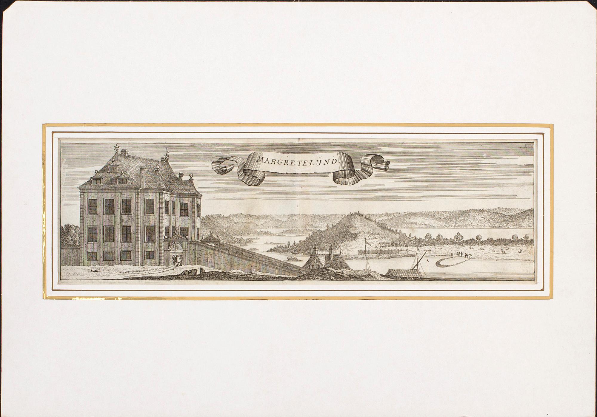 GRAVYRER, 4 st, ur "Svecia Antiqua et Hodierna", 1700-tal.
