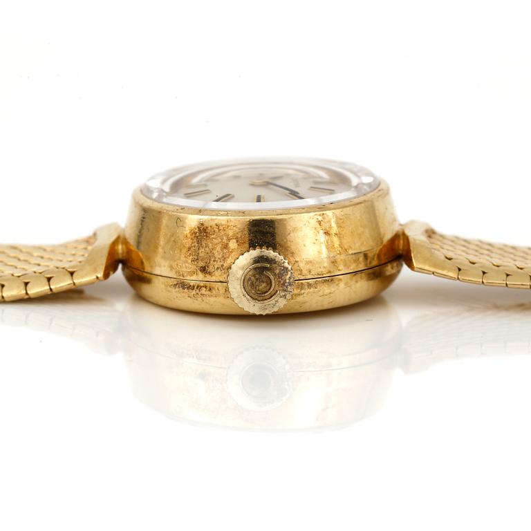 ARMBANDSUR, dam, 18k guld, Certina. Total vikt ca 28 g.