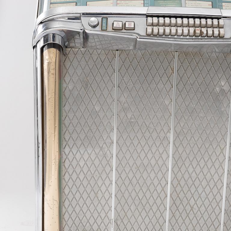 Jukebox, Wurlitzer, modell 2104, Rudolph Wurlitzer Company, North Tonawanda, New York, USA, 1957.