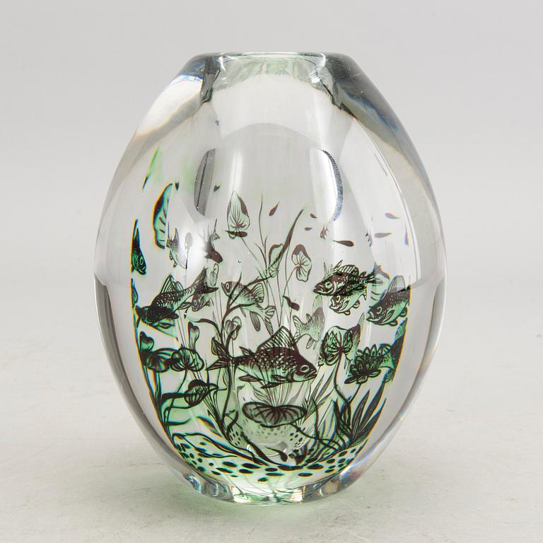 Edward Hald, a graal glass vase.