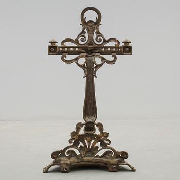 PARAPLYSTÄLL, gjutjärn, möjligen Bolinders, omkring sekelskiftet 1900.