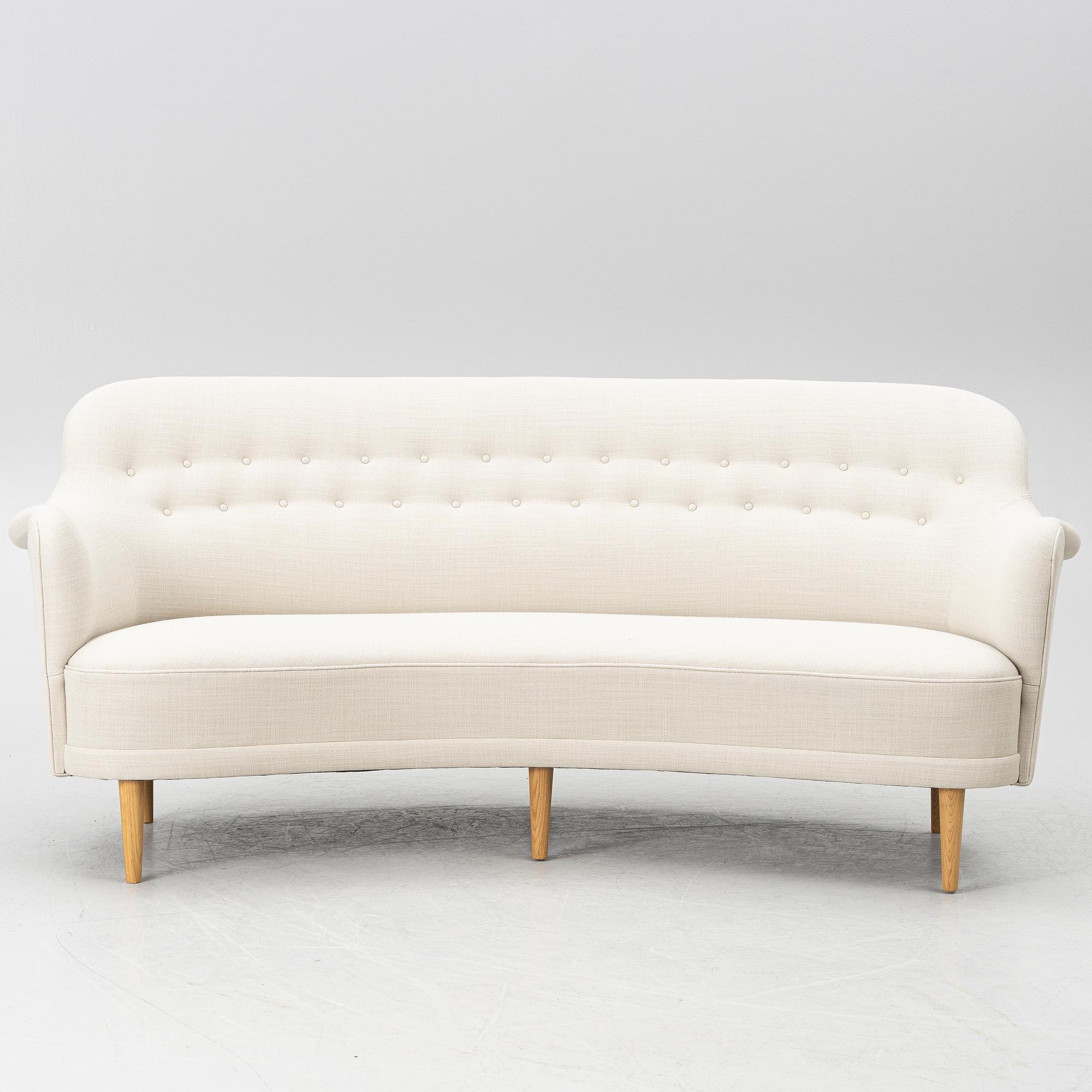 Carl Malmsten, Sofa, "Runda Samsas", O.H. Sjögren, Tranås.