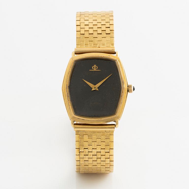 Baume & Mercier, 18K gold, wristwatch, 29 mm.