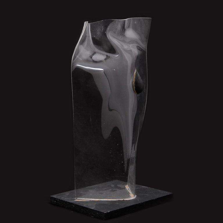 LARS ROLF, skulptur, plexiglas, osignerad.