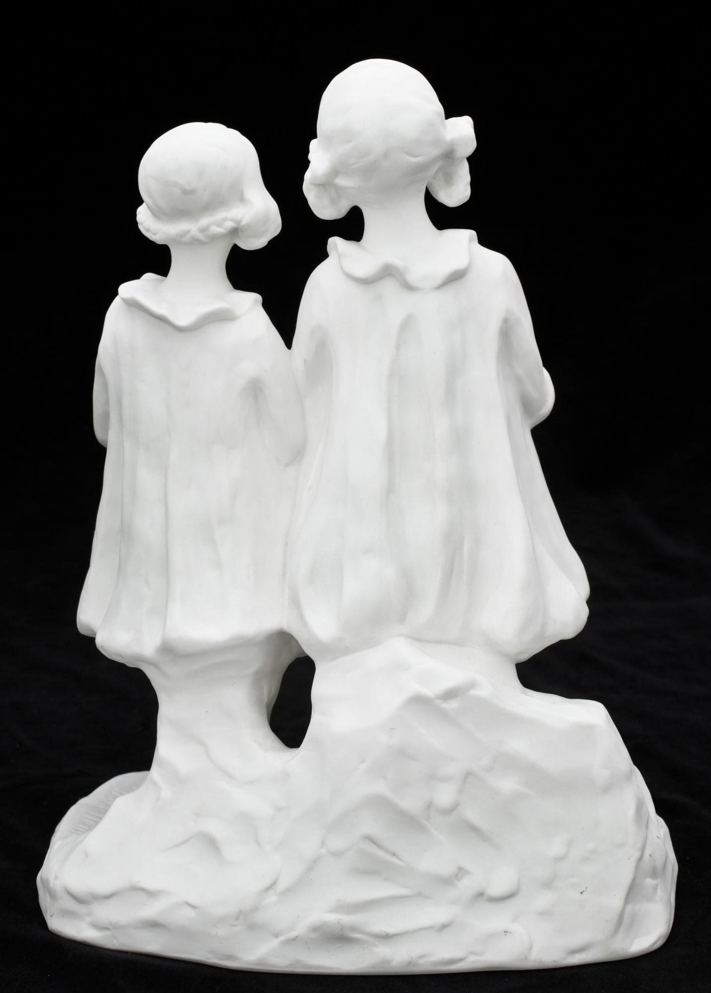 SKULPTUR, parian, Alice Nordin, sign.