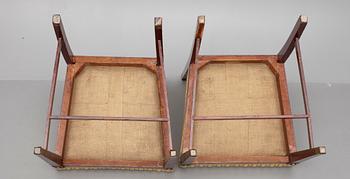 STOLAR, ett par, Jacob-stil, Ryssland 1800-talets slut.