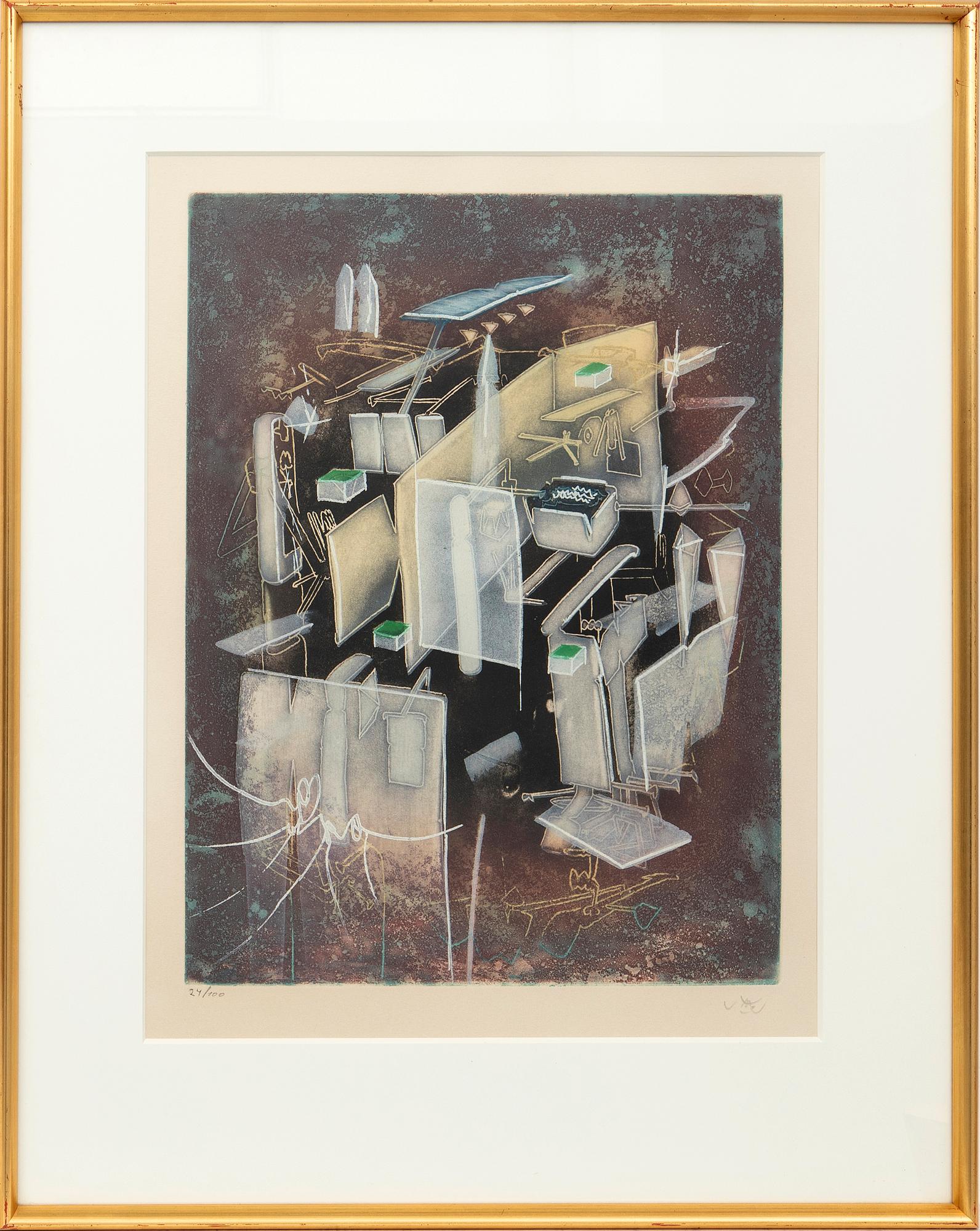 Roberto Matta, "Être Hommonde", 1977.