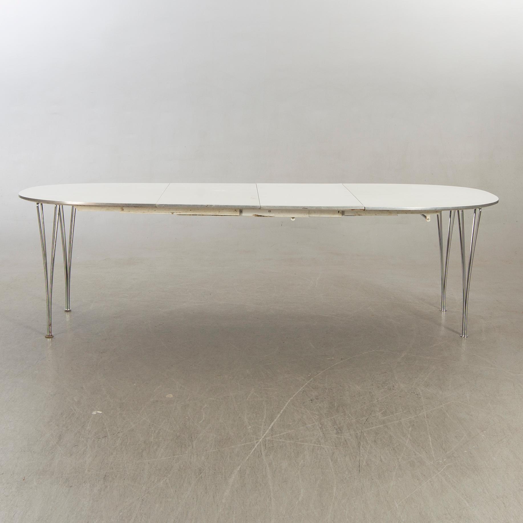 Bruno Mathsson & Piet Hein, board, "Superelips", Fritz Hansen, Denmark.