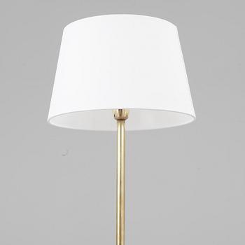 GOLVLAMPA, mässing, Sverige, 1900-tal.