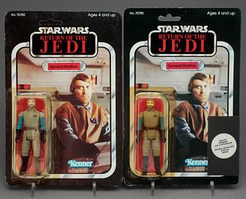 STAR WARS, 5 stycken actionfigurer, Kenner, 1983.