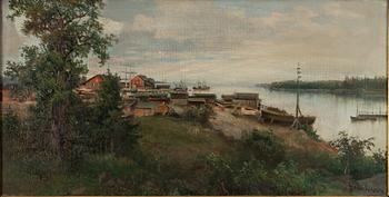 Josefina Holmlund,  Oxelösund hamn.