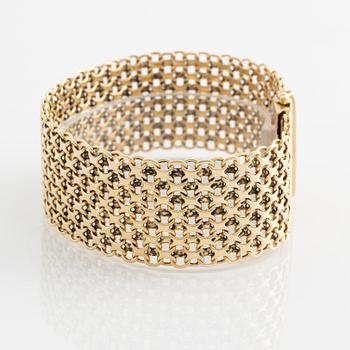 Armband 18K guld, X-länk.