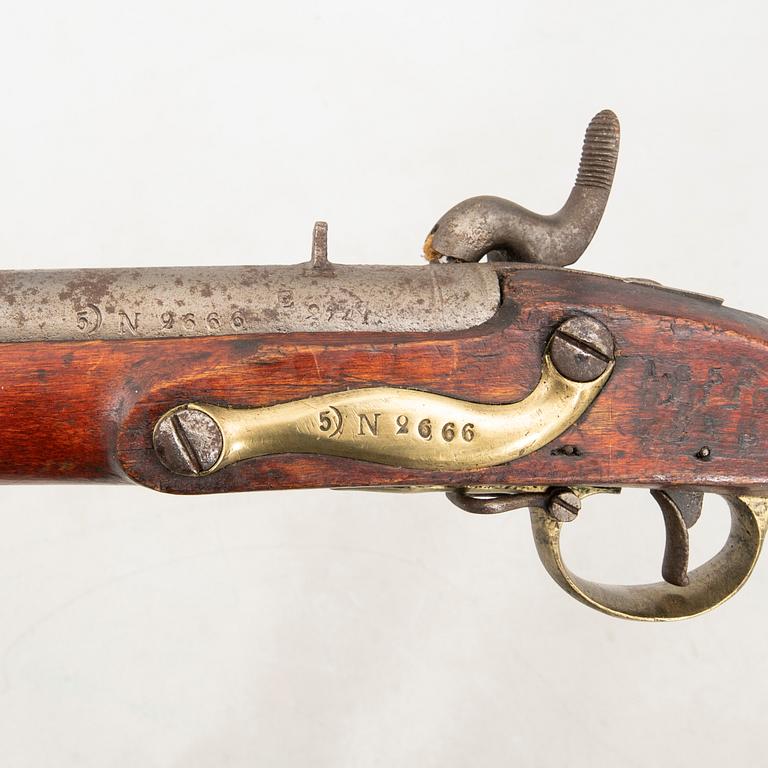 Slaglåsgevär, brittiskt-svenskt, 1851 års förändringsmodell.