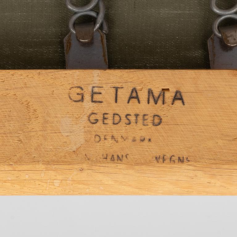 Hans J Wegner, a lounge chair, 'GE 290', Getama, Gedsted, Denmark.