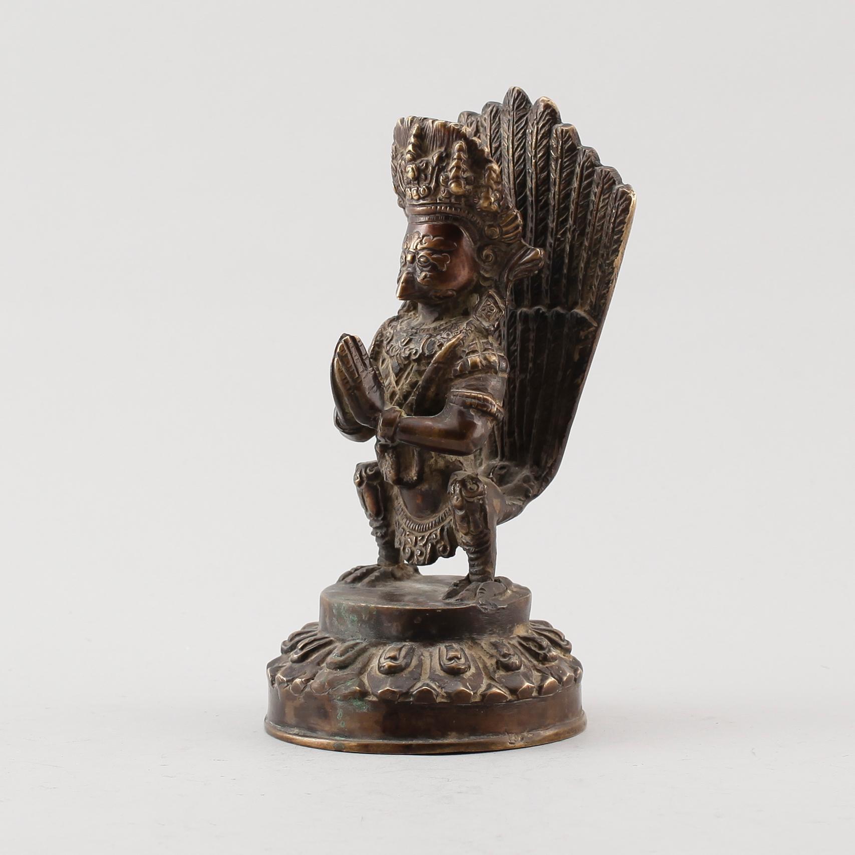 SKULPTUR, brons, orientalisk, sannolikt 1900-tal.