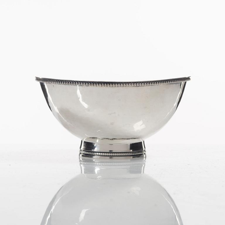 Cup and bowl, silver, W.A. Bolin and Eric Löfman.
