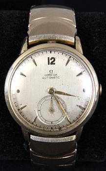 HERRARMBANDSUR, Omega, 14K guld på stål.