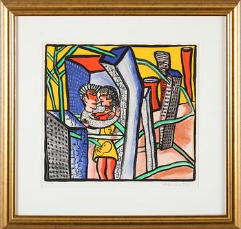 ULRICA HYDMAN-VALLIEN, färglitografi, signerad och numrerad 16/380.