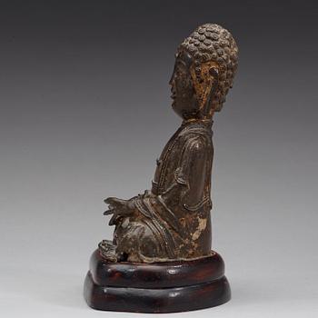 BUDDHA, brons. Mingdynastin (1368-1644).