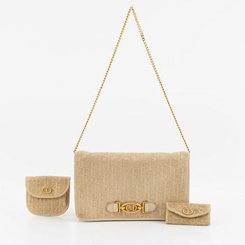 Christian Dior, väska, portmonnä och nyckelhållare.