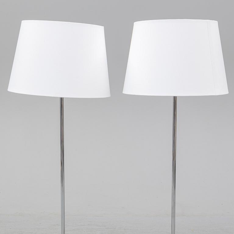 A pair of chrome standard lights from Bergbom.