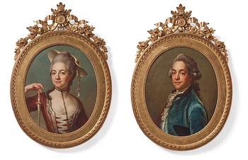 881. Jakob Björck, ”Herman af Petersens” (1743-1814) & his wife  Anna Elisabet af Petersens (née Silfverschiöld) (1747-1789).