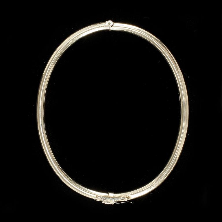 ARMRING, 14k guld. Vikt 8 g.