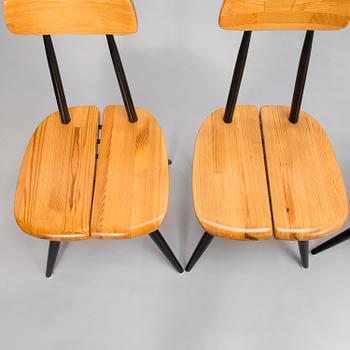 ILMARI TAPIOVAARA, a 1960's 7-piece 'Pirkka' dining set for Laukaan Puu.