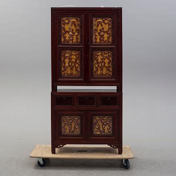 A 20th century Chinese cabinet.