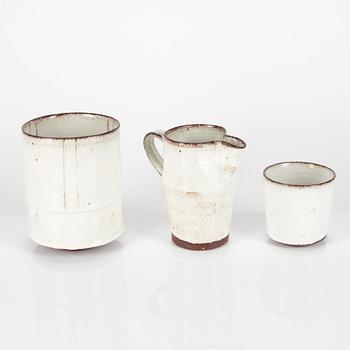 Mette Augustinus Poulsen, three vases, executed in her own studio, Risskov, Denmark.