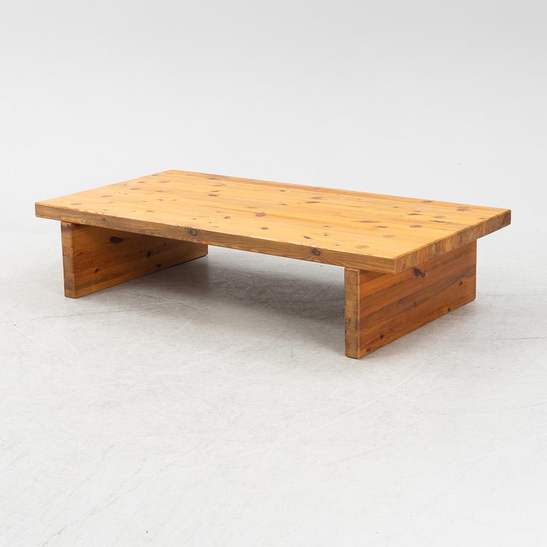Roland Wilhelmsson, a pine coffee table, 1970's.