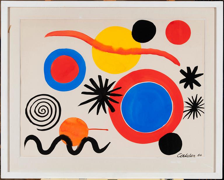 Alexander Calder, "BLUE, WHITE & RED TARGET".