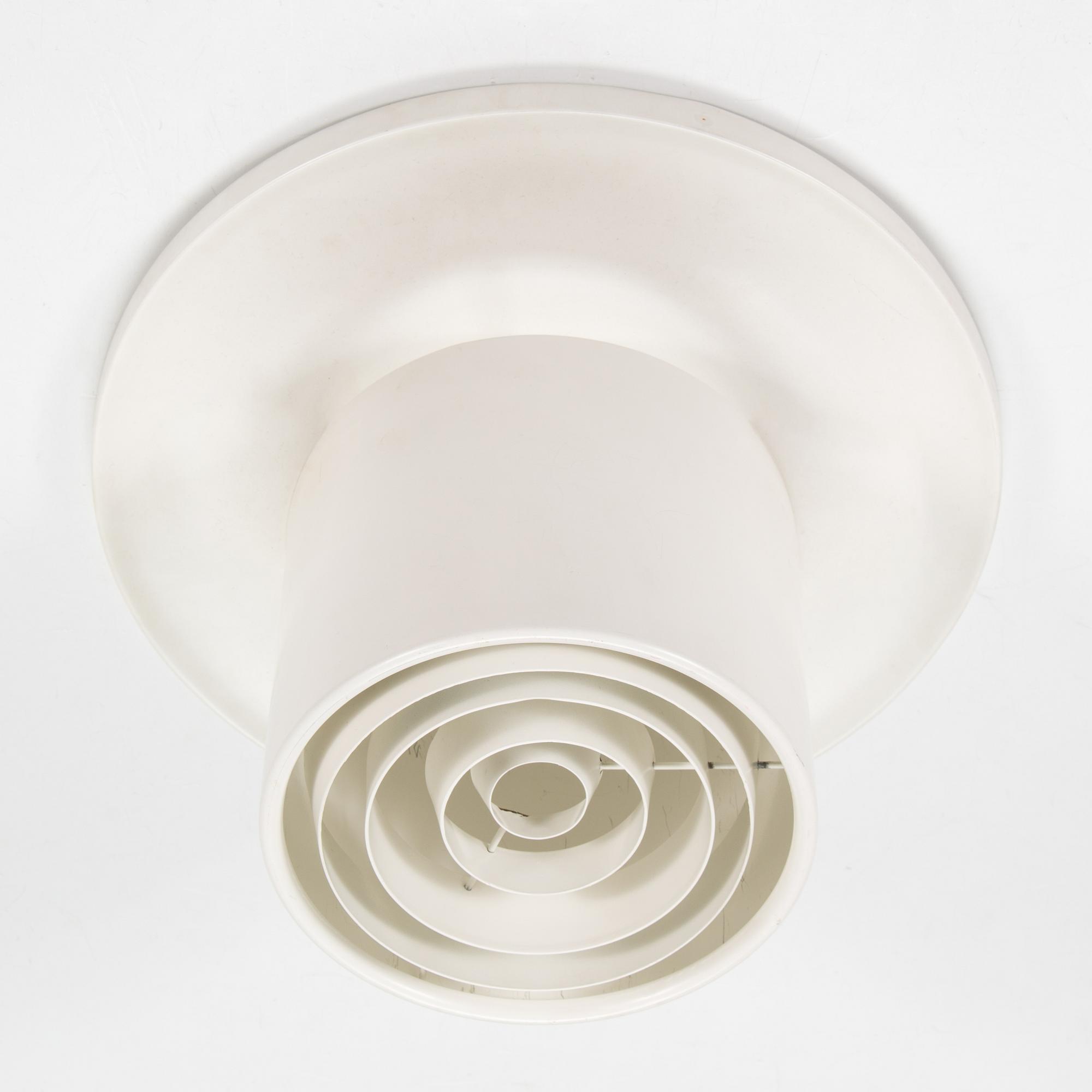 Alvar Aalto, a ceiling light ' A 624' for Valaistustyö. Designed 1954.
