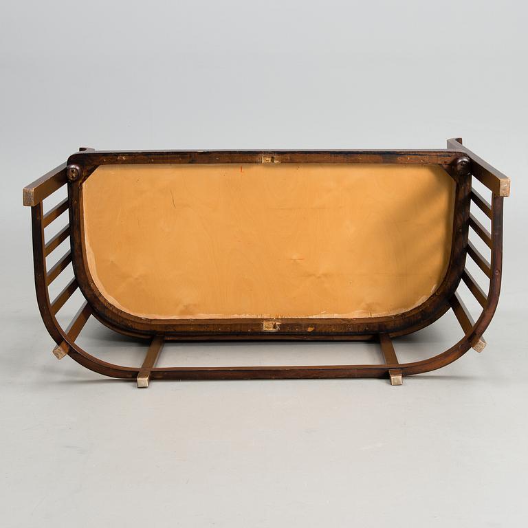 An early 20th century 3 piece sofa suite by Josef Hoffman for  Jacob & Josef Kohn, Wienna, Austria.