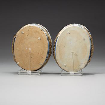 A pair of blue and white tureens, Qing dynasty, Qianlong (1736-95).