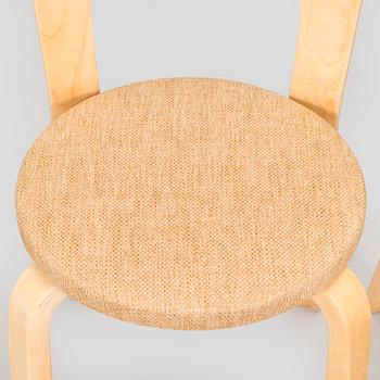 Alvar Aalto, stolar, ett par, modell 65,  för O.Y. Huonekalu- ja Rakennustyötehdas A.B. 1900-talets mitt.